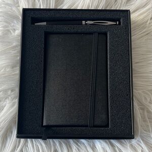 Black Mini Notebook Pen Set
